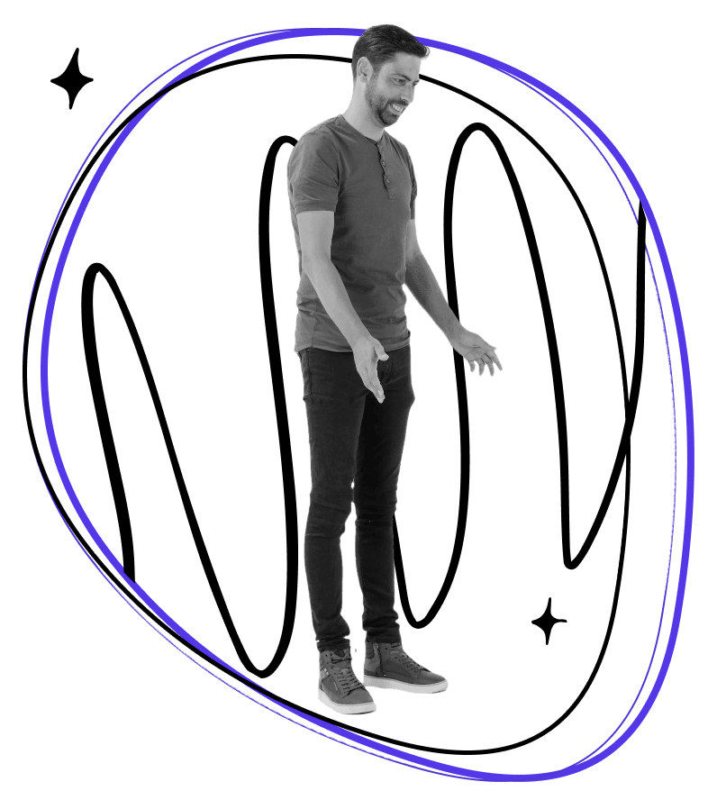 Coen van Mourik standing, full-length photo